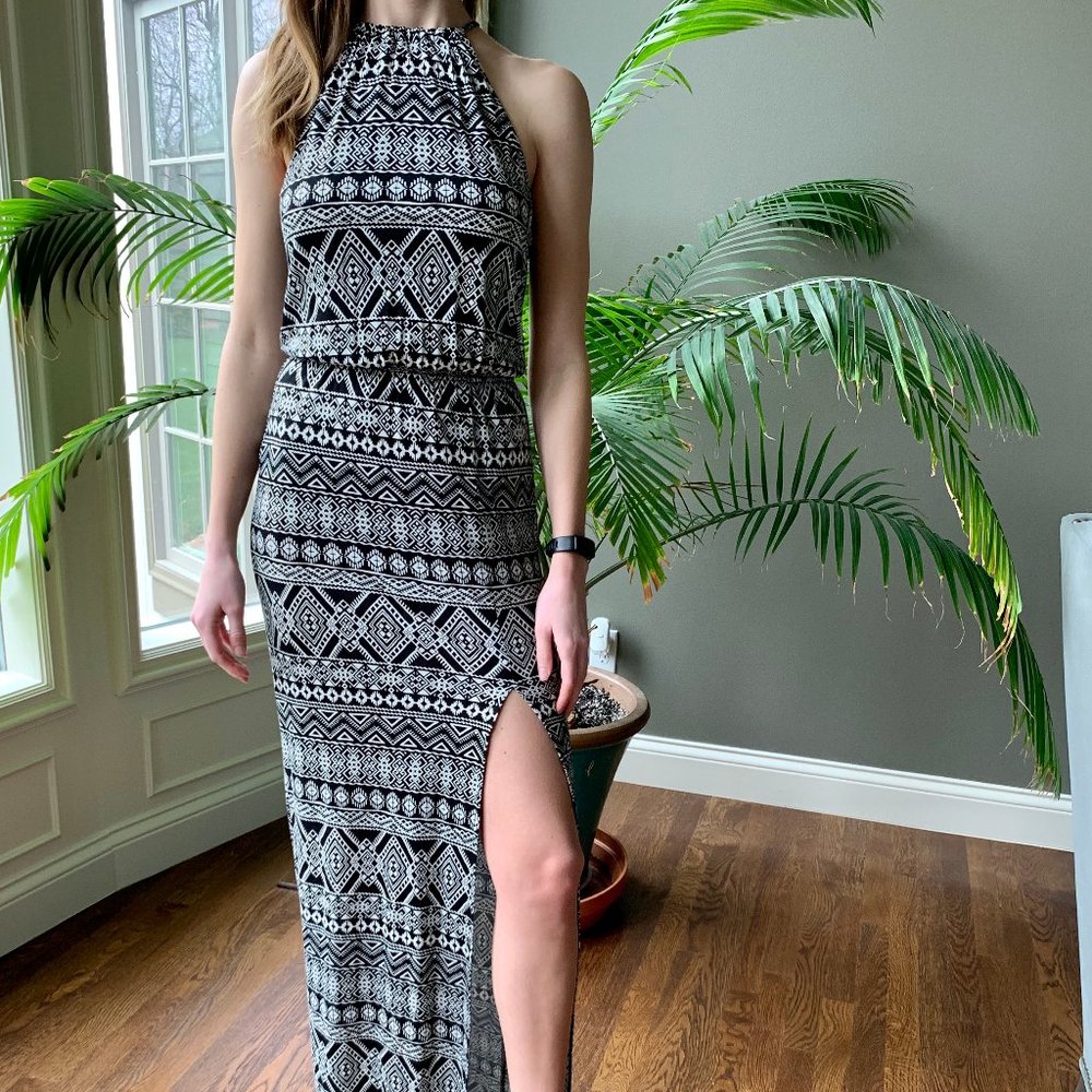 Forever 21 maxi slit dress
